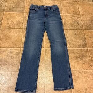 Wrangler Retro Kids Slim Straight Jeans Medium Wash Size 14 Regular 112317818